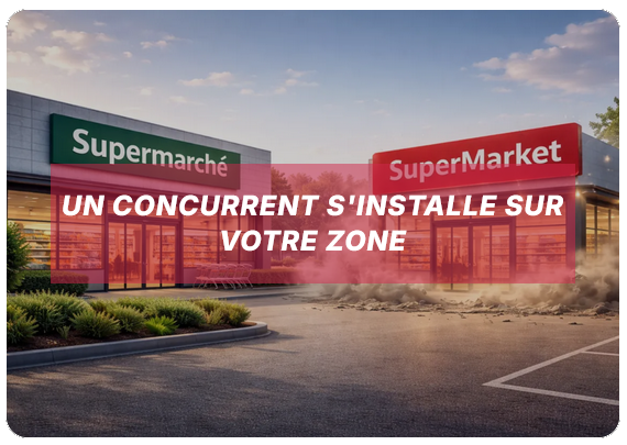 Un concurrent s'installe sur votre zone