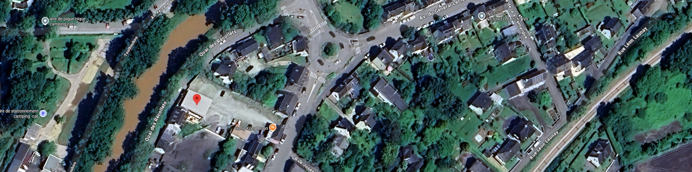 Localisation du siège ISR France à Pontivy